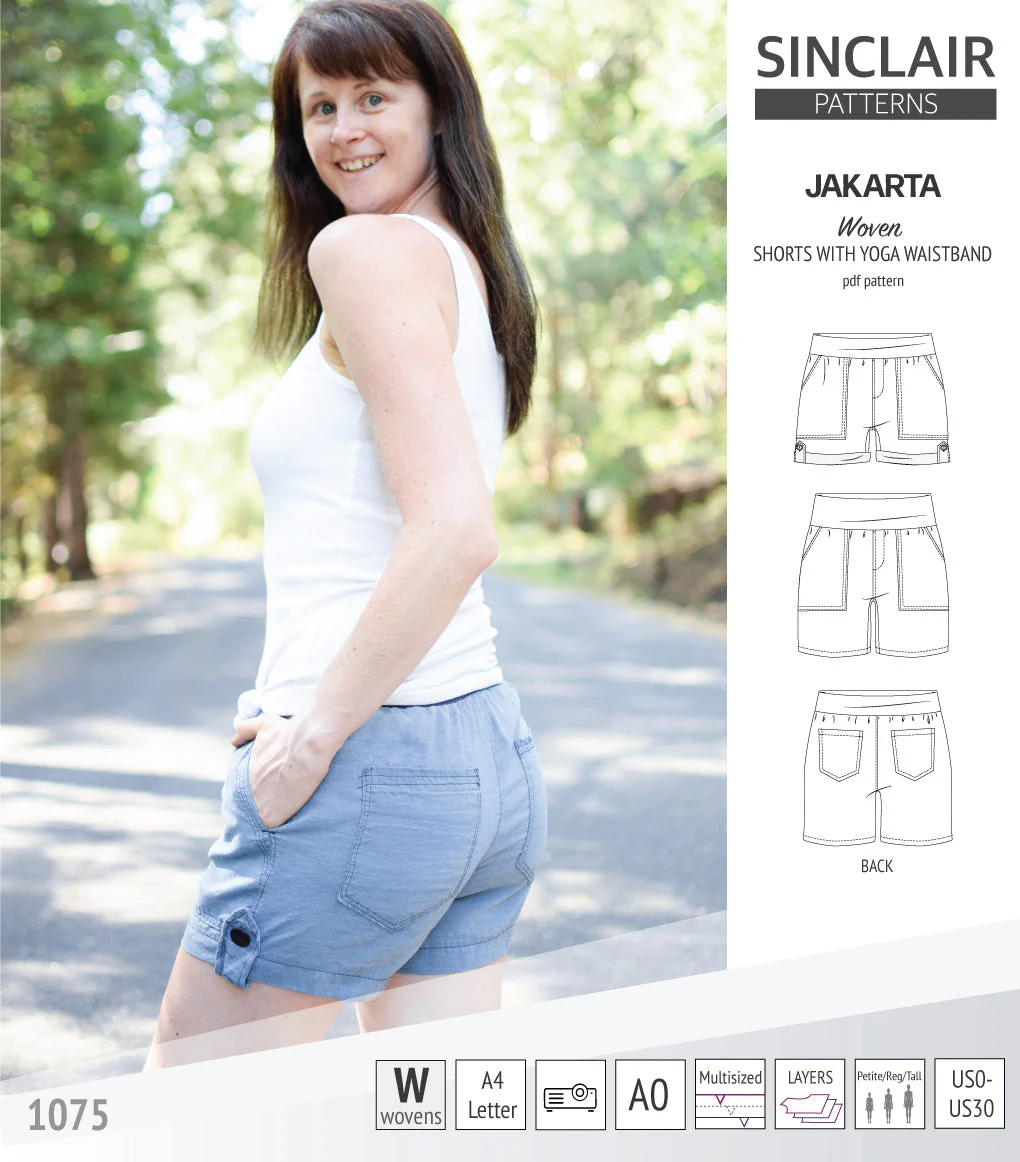 Sinclair Patterns Jakarta Shorts - XS-4XL - PDF Pattern - Image 42