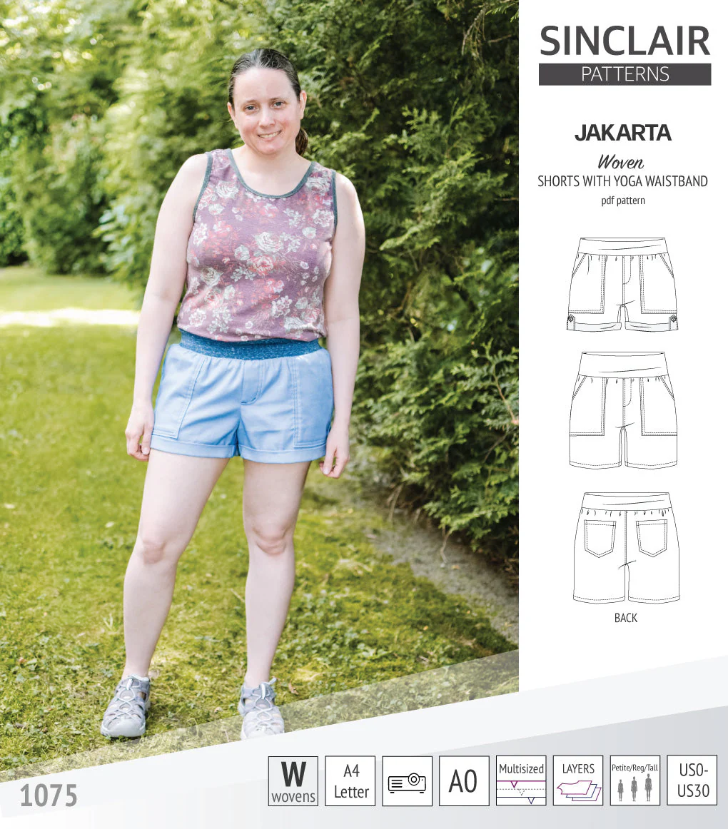 Sinclair Patterns Jakarta Shorts - XS-4XL - PDF Pattern - Image 47