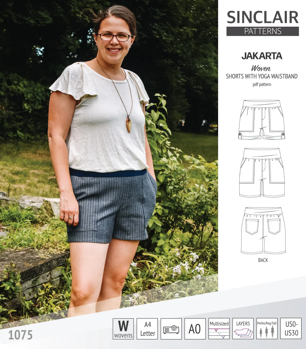 Sinclair Patterns Jakarta Shorts - XS-4XL - PDF Pattern - Image 49