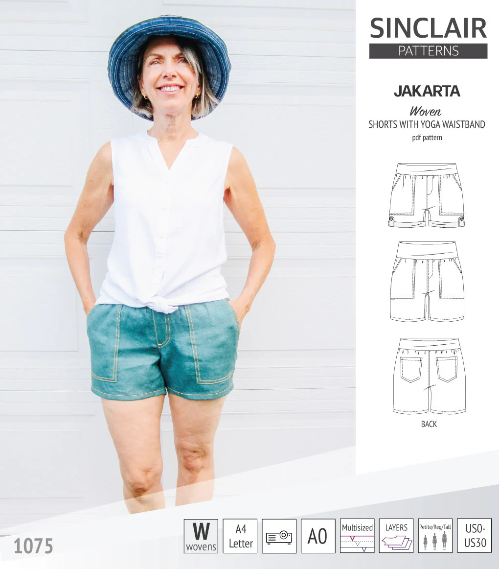 Sinclair Patterns Jakarta Shorts - XS-4XL - PDF Pattern - Image 5