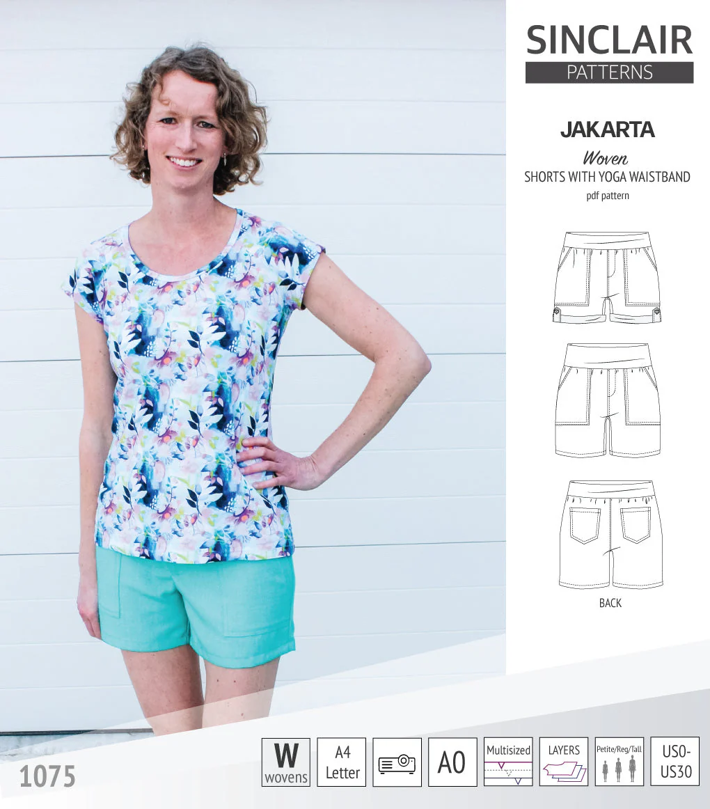 Sinclair Patterns Jakarta Shorts - XS-4XL - PDF Pattern - Image 51