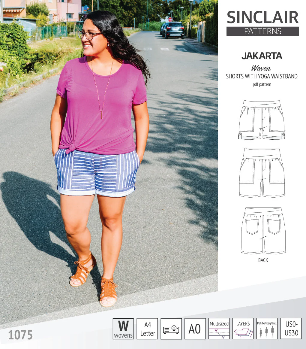 Sinclair Patterns Jakarta Shorts - XS-4XL - PDF Pattern - Image 52