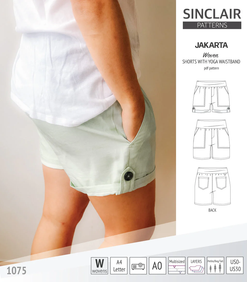 Sinclair Patterns Jakarta Shorts - XS-4XL - PDF Pattern - Image 53