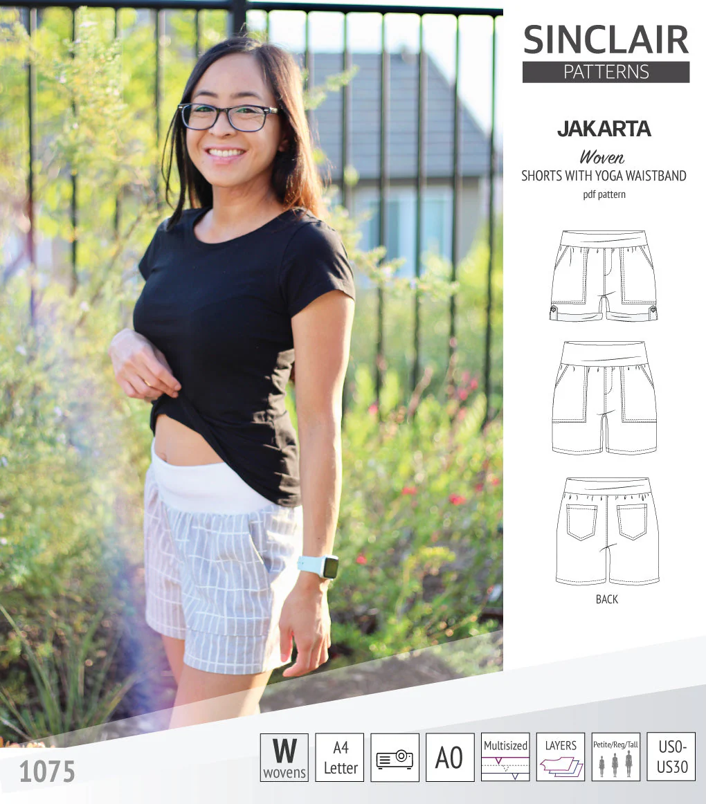 Sinclair Patterns Jakarta Shorts - XS-4XL - PDF Pattern - Image 8