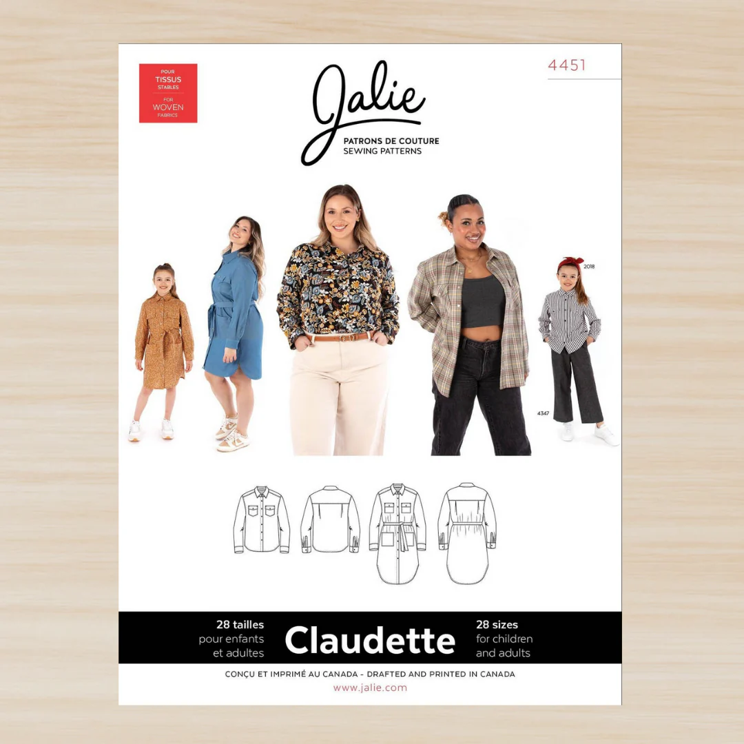 Jalie 4451 - Claudette Shirt and Shirtdress 2yrs-2XL