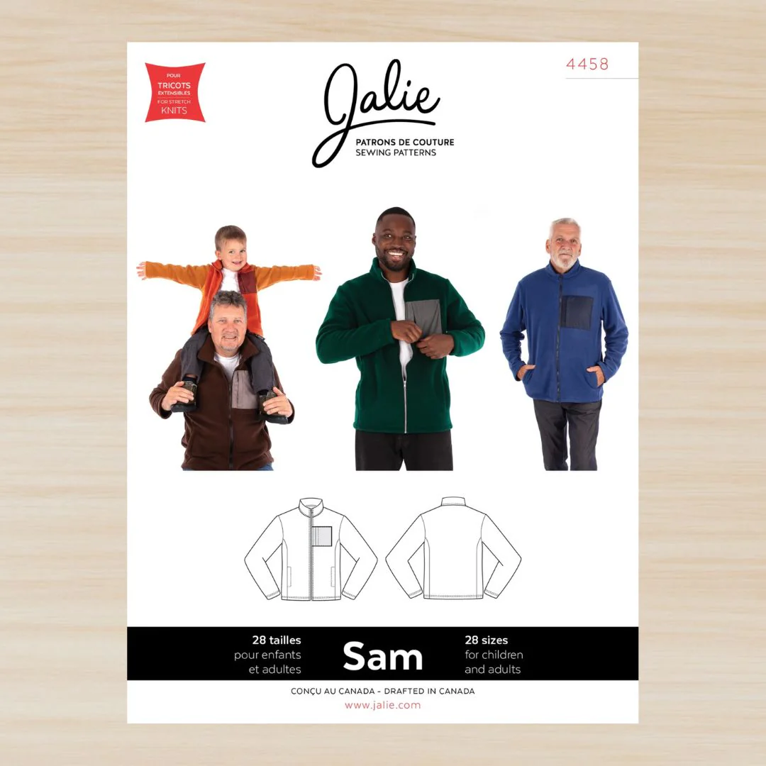 Jalie 4458 - Sam Classic Fleece Jacket 2yrs-2XL