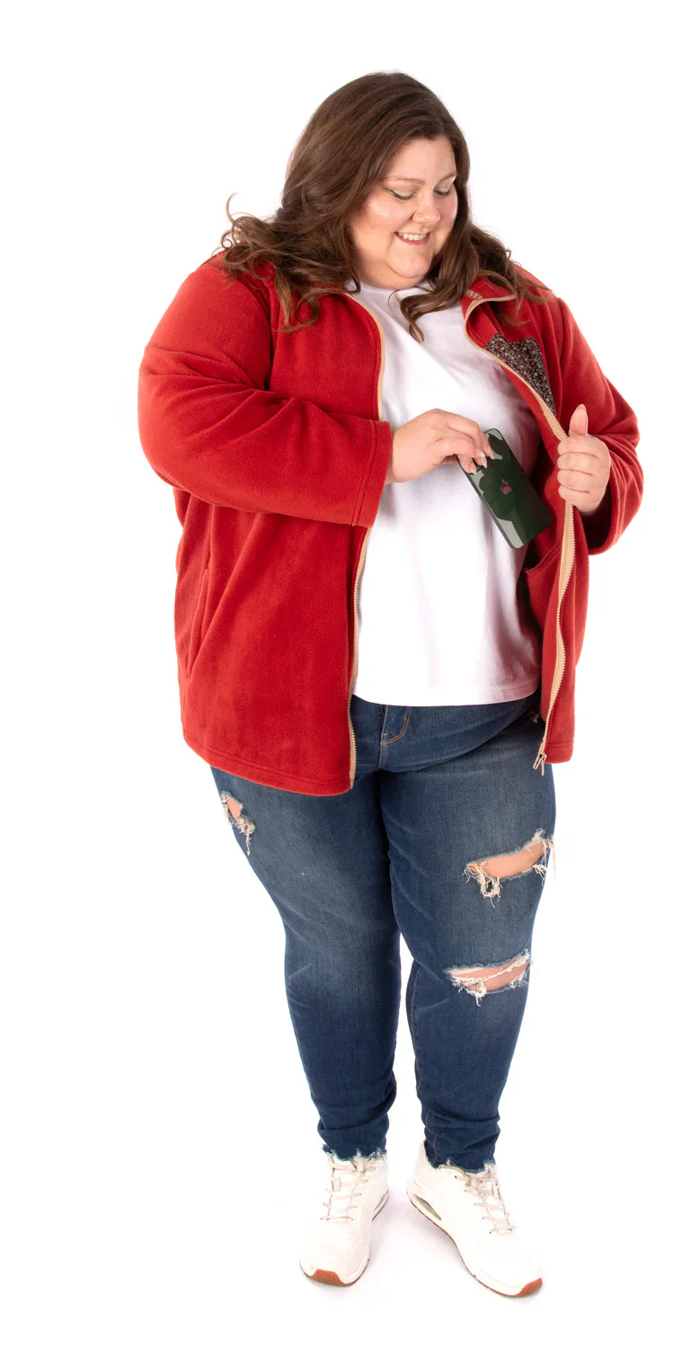 Jalie 4458 - Sam Classic Fleece Jacket 2yrs-2XL - Image 2