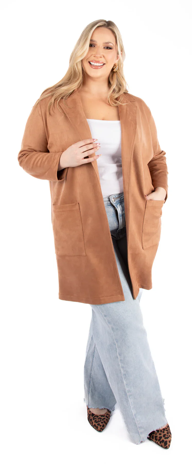 Jalie 4565 - Pauline Open-Front Blazer-Style Cardigan 2yrs-2XL - Image 2