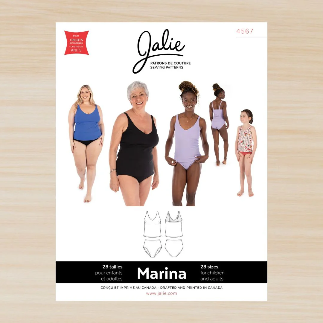 Jalie 4567 - Marina Tankini 2yrs to 2XL