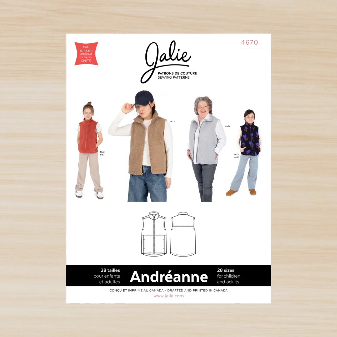 Jalie 4670 - Andréanne Hiking Vest 2yrs-2XL