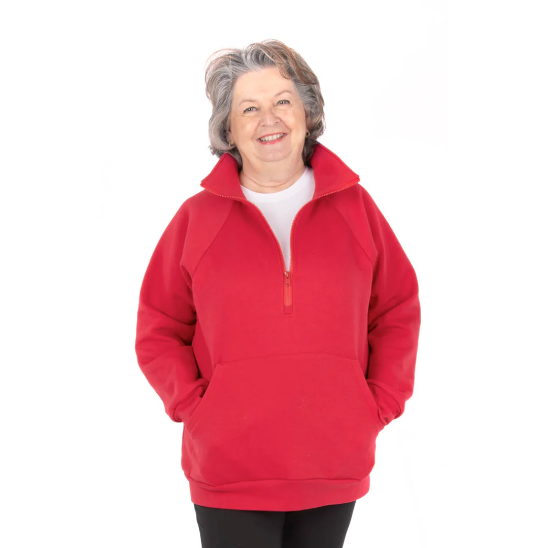 Jalie 4674 - Sophie Half Zip Sweatshirt 2yrs-2XL - Image 2