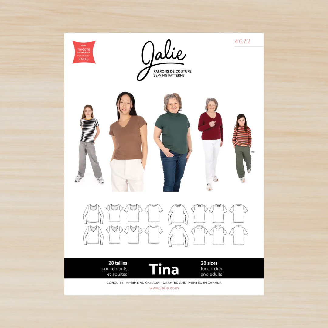 Jalie 4672 - Tina Essentials Tee 2yrs-2XL