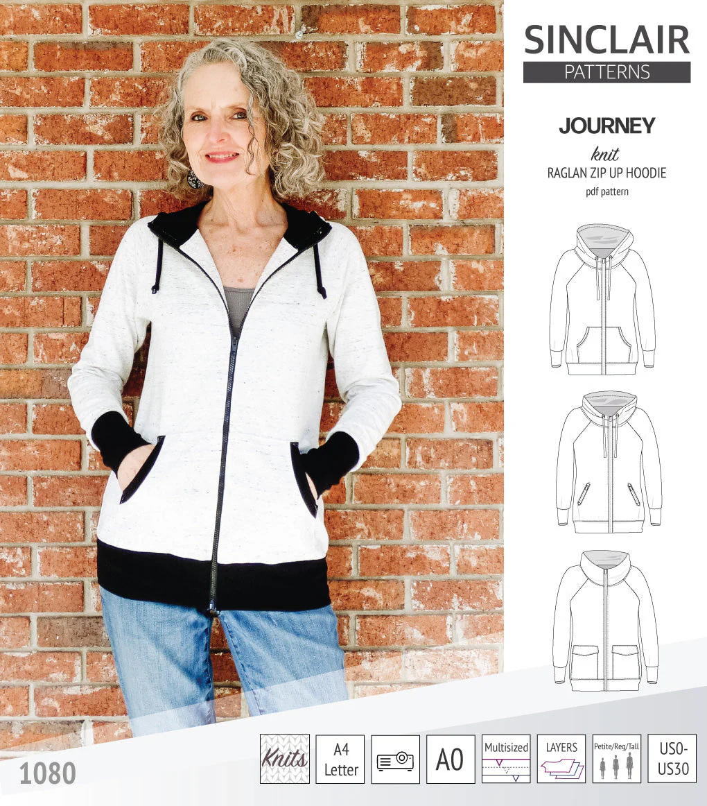 Sinclair Patterns Journey Hoodie - XS-4XL - PDF Pattern - Image 14