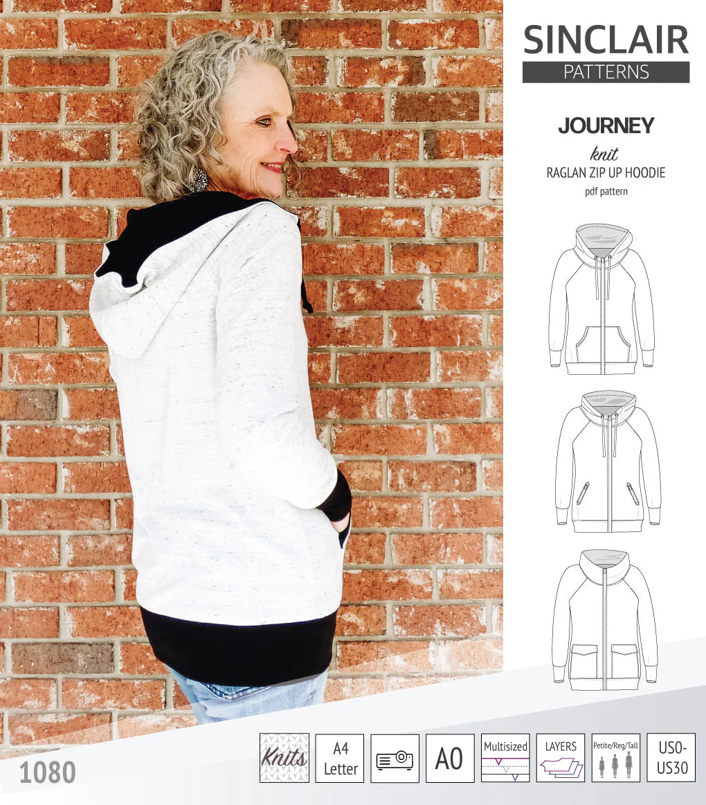 Sinclair Patterns Journey Hoodie - XS-4XL - PDF Pattern - Image 15