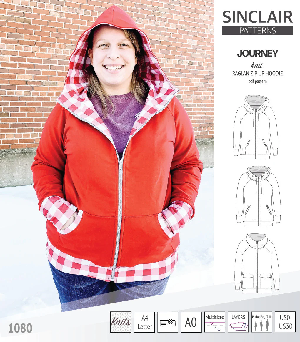 Sinclair Patterns Journey Hoodie - XS-4XL - PDF Pattern - Image 22