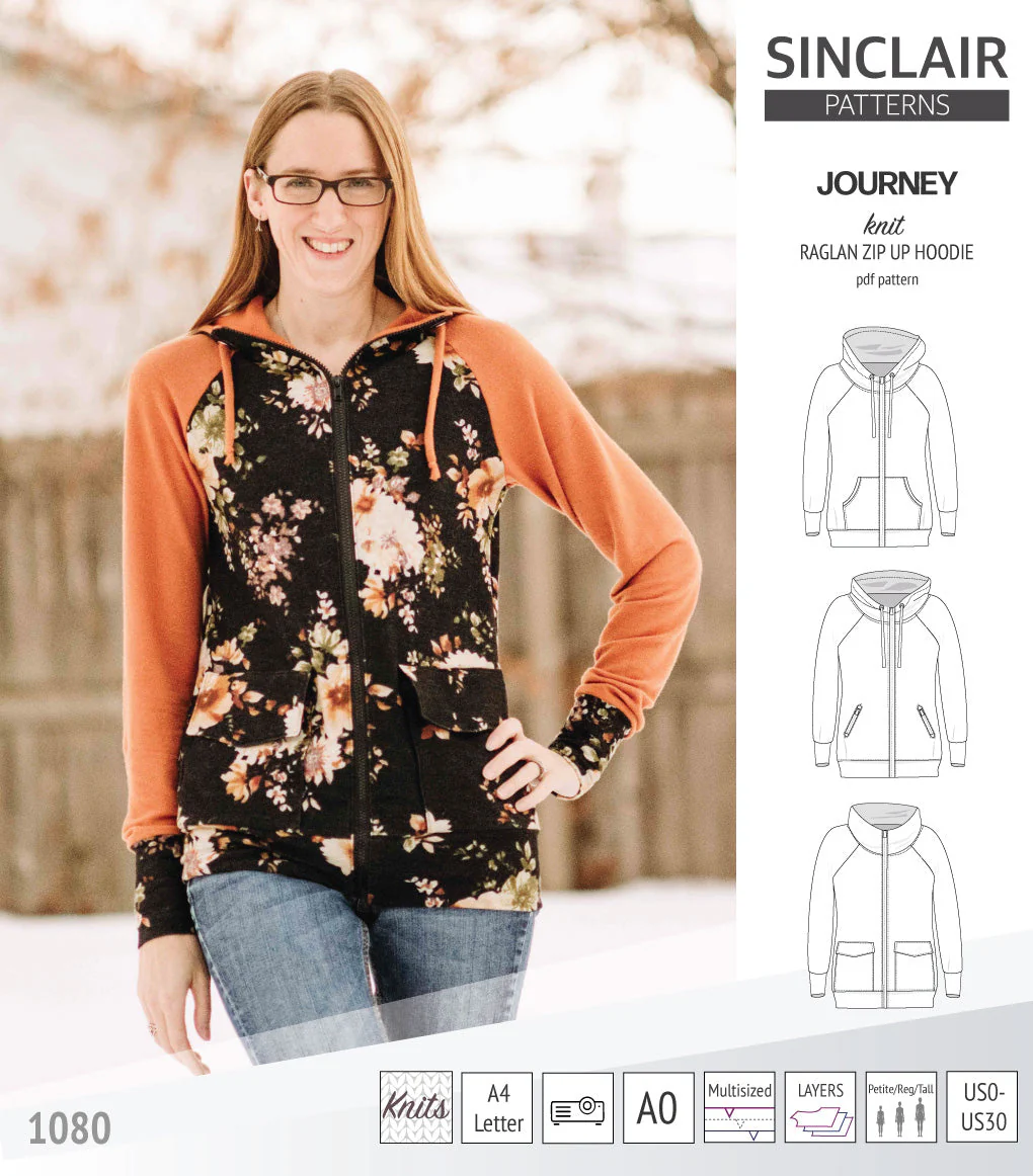 Sinclair Patterns Journey Hoodie - XS-4XL - PDF Pattern - Image 28