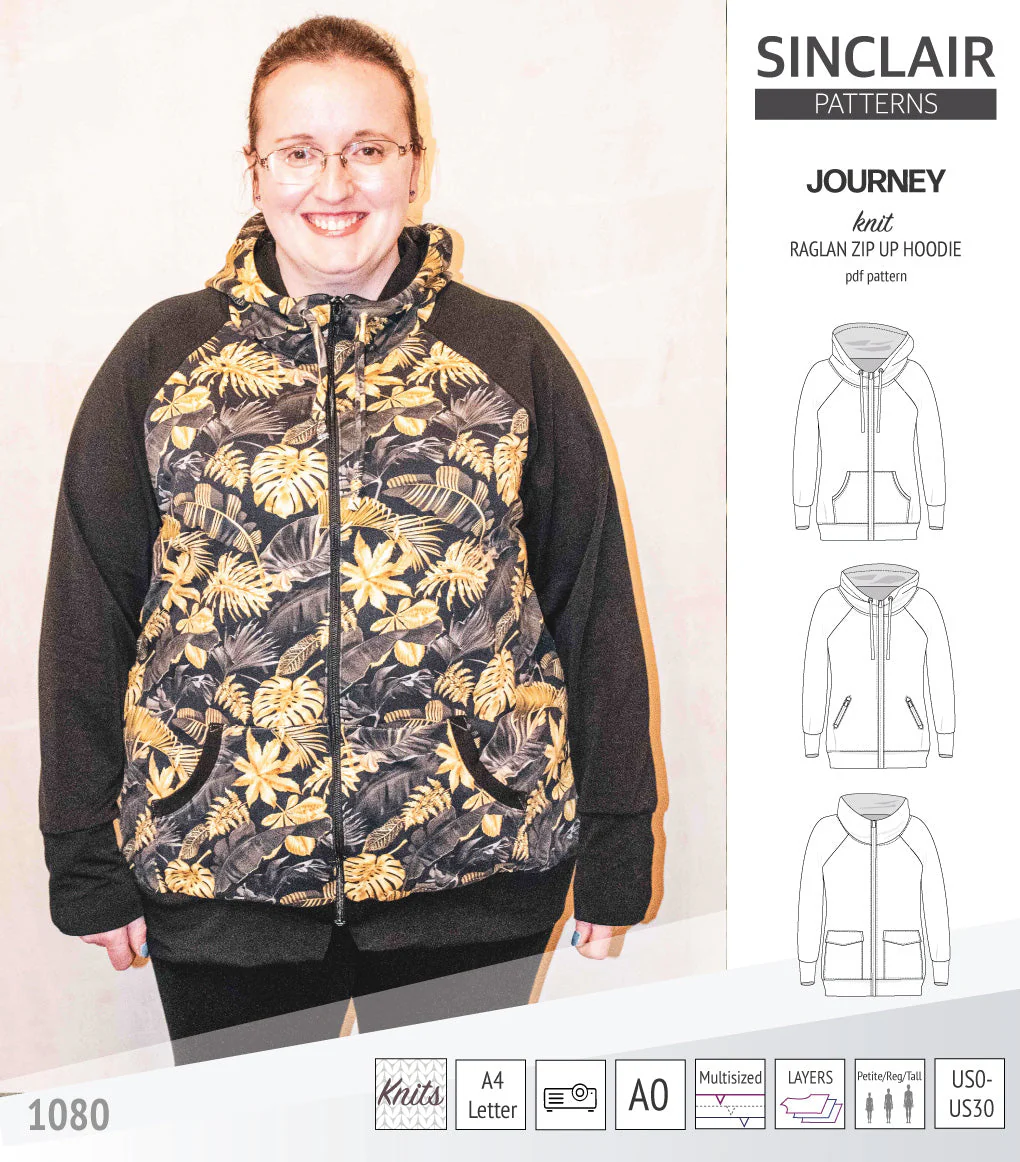 Sinclair Patterns Journey Hoodie - XS-4XL - PDF Pattern - Image 33