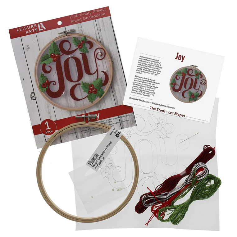 Joy 6" Embroidery Kit - Image 3