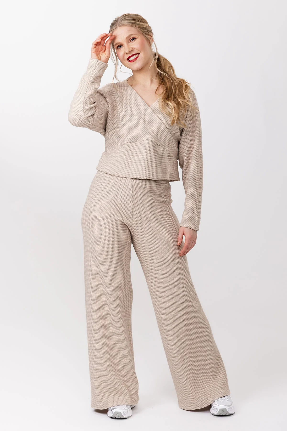 Named Clothing KAJO wrap sweater & dress US 0-24 - PDF Pattern