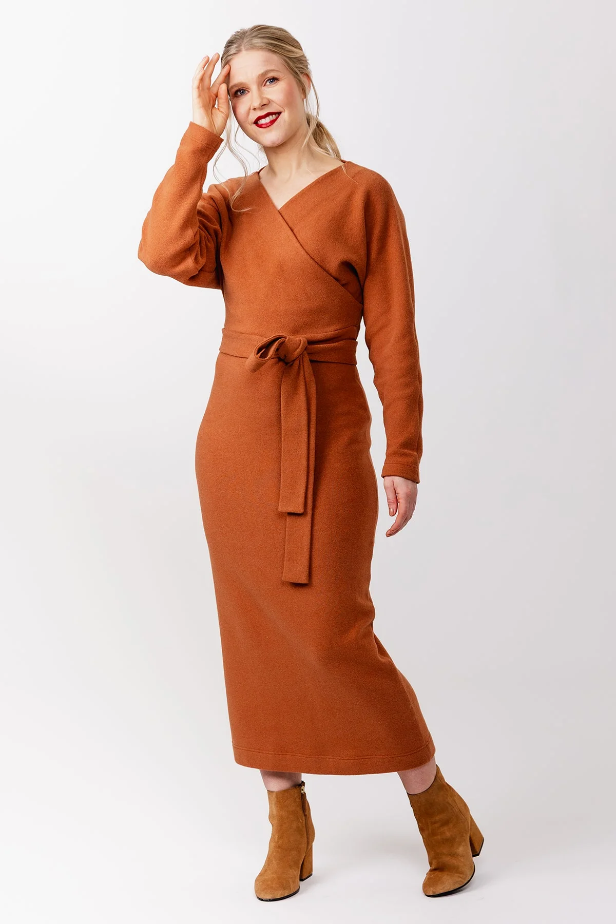 Named Clothing KAJO wrap sweater & dress US 0-24 - PDF Pattern - Image 11