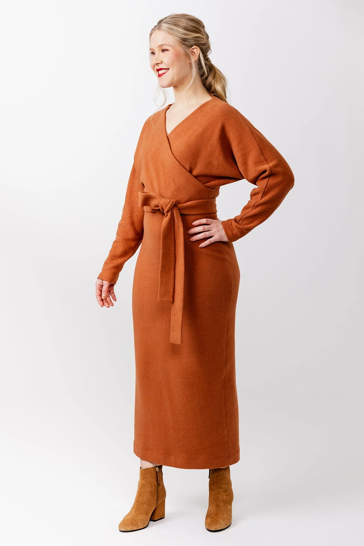 Named Clothing KAJO wrap sweater & dress US 0-24 - PDF Pattern - Image 12