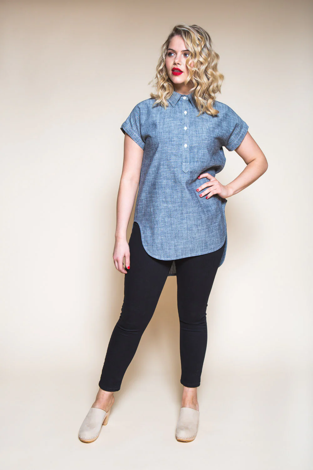 Closet Core Kalle Shirt + Shirtdress - US 0-32 - PDF Pattern - Image 2