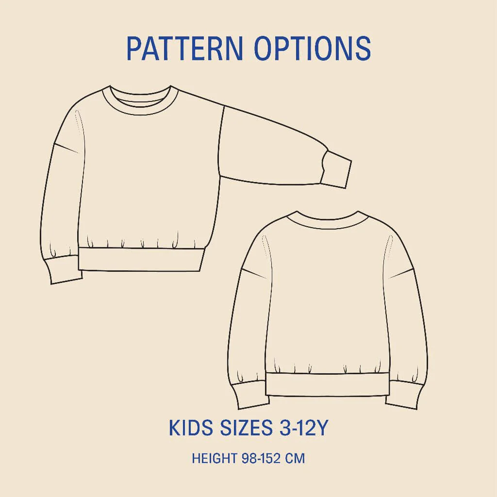 Wardrobe By Me Kids James Sweater - Ages 3-12 Years - PDF Pattern - Image 5