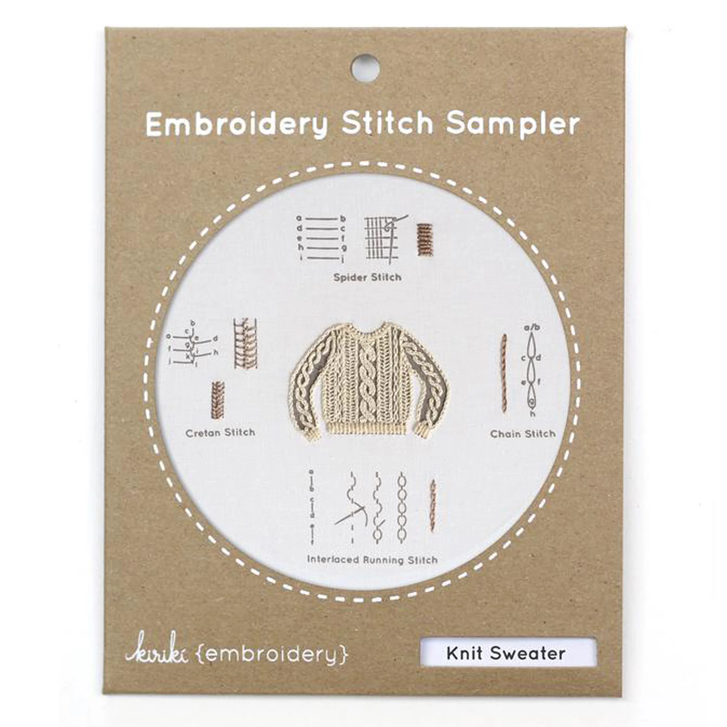 Knit Sweater Stitch Sampler