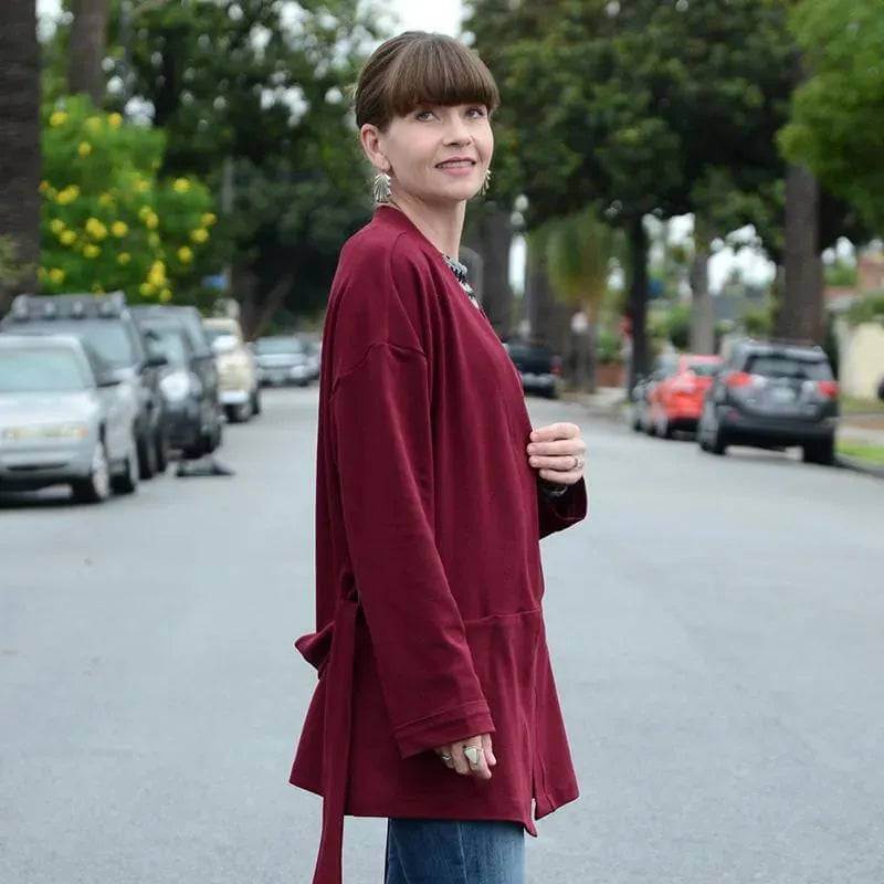 Wardrobe By Me Komi Wrap Jacket - US 0-24 - PDF Pattern - Image 4