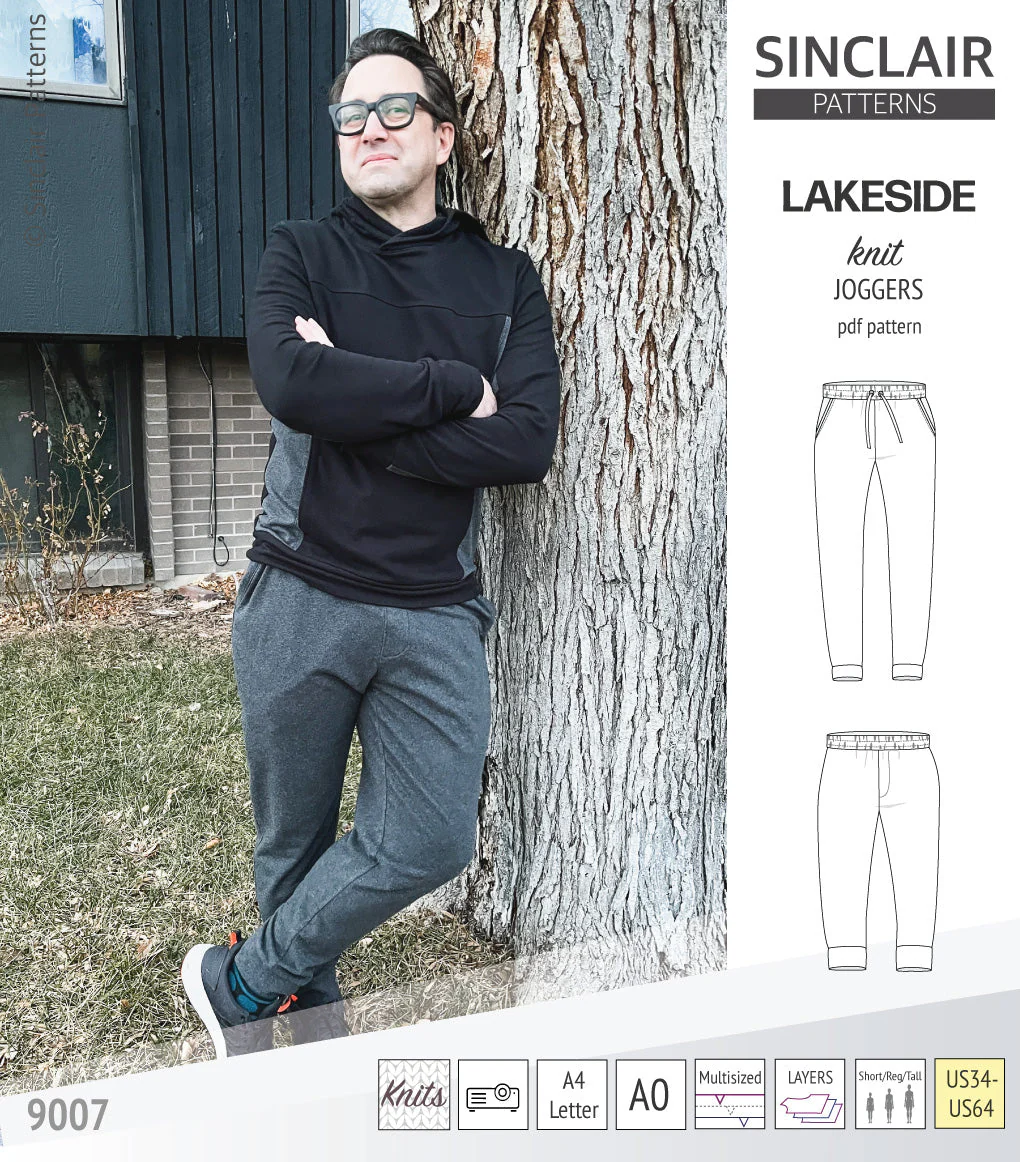 Sinclair Patterns Lakeside Knit Joggers - XS-5XL - PDF Pattern - Image 22