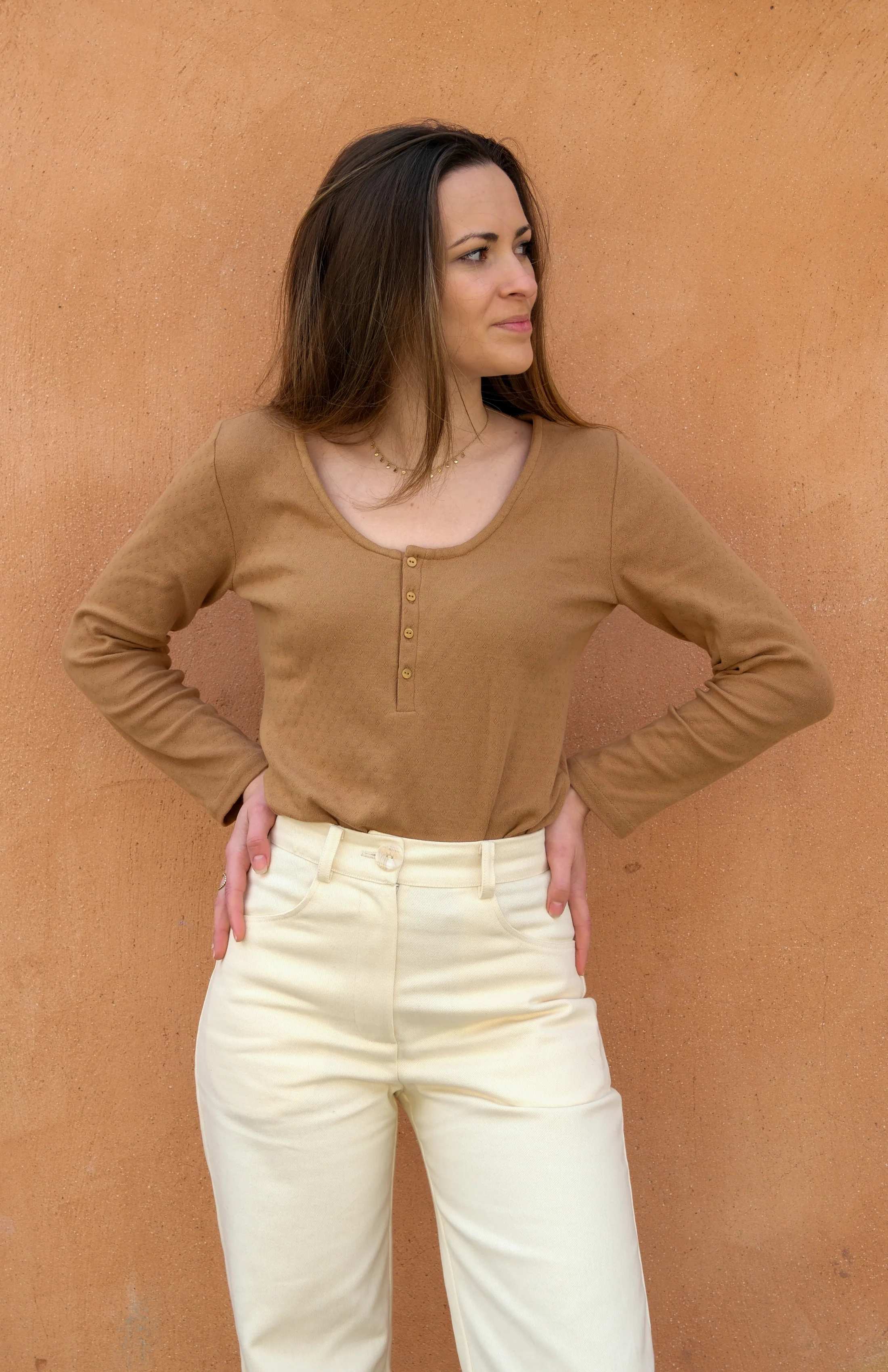 Cha'Coud Sasha Top - long sleeve extension - EU 34-52 - PDF Pattern