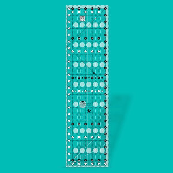 Creative Grids Left Handed Rectangular Quilt Ruler 6.5 x 24.5 - Image 2