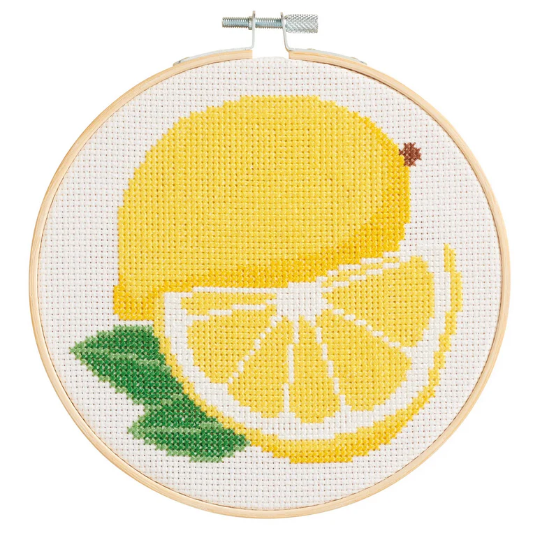 Leisure Arts Lemons 6" Embroidery Kit - Image 2