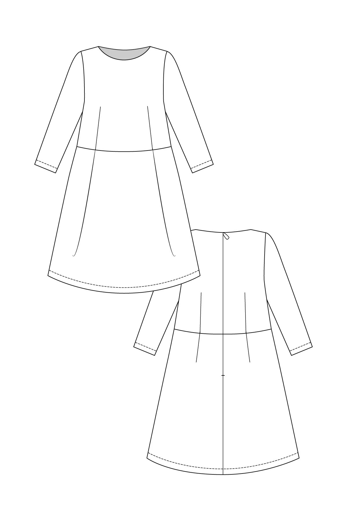 Named Clothing LEXI A-line dress US0-24 - PDF Pattern - Image 6
