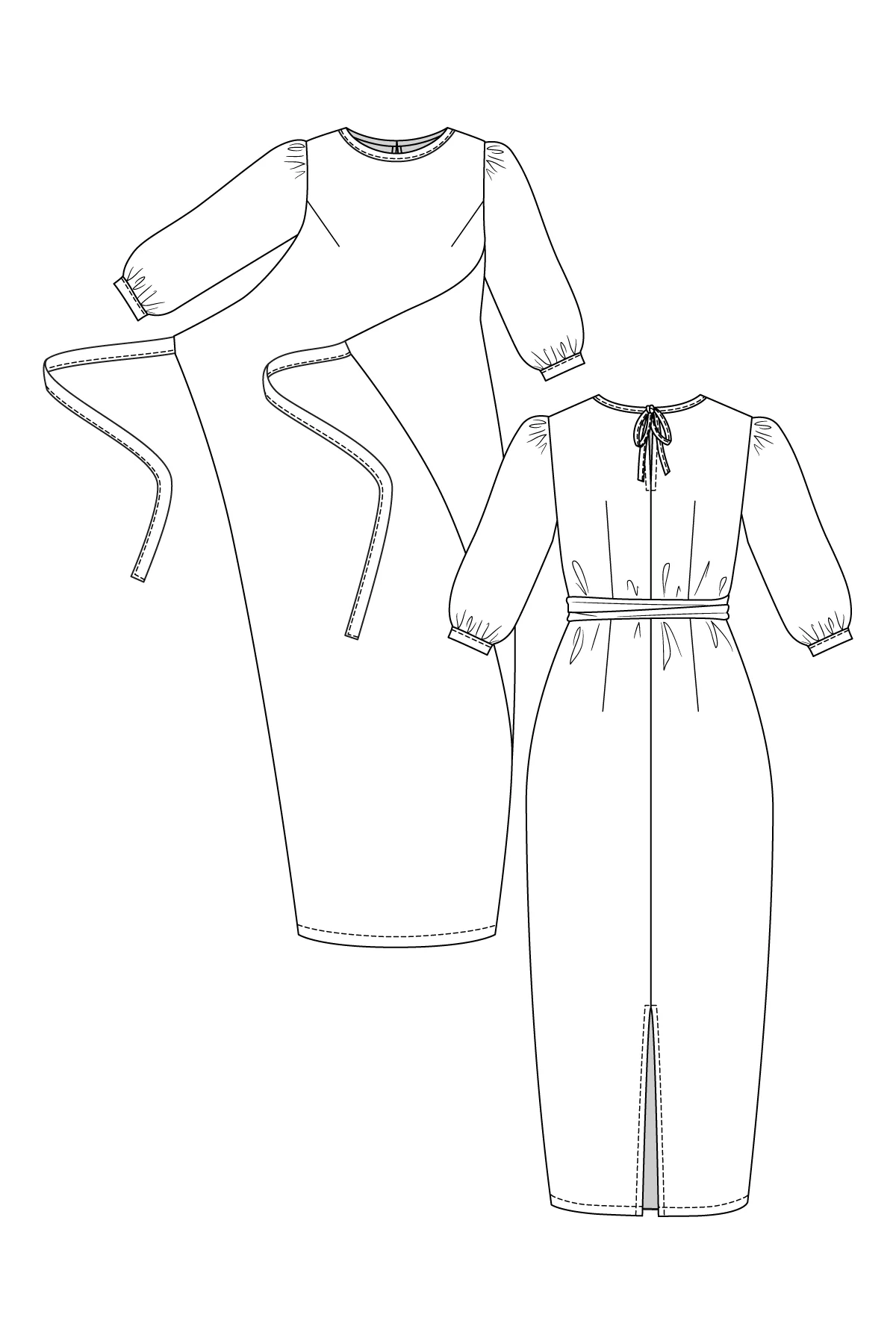 Named Clothing LILJA dress, pinafore & blouse US0-24 - PDF Pattern - Image 17