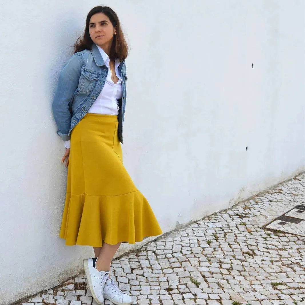 Wardrobe By Me Linea A-line Skirt - US 0-24 - PDF Pattern