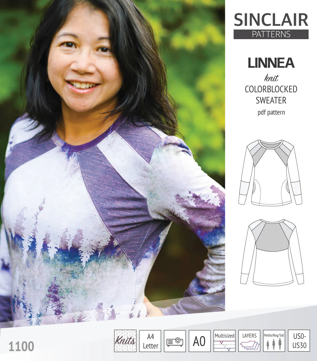 Sinclair Patterns Linnea Sweater - XXS-4XL - PDF Pattern - Image 11
