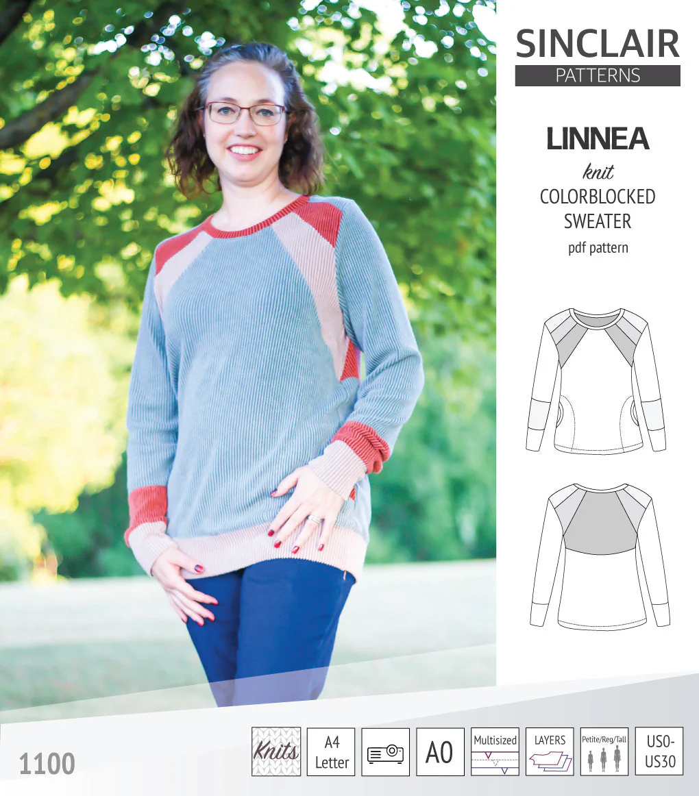 Sinclair Patterns Linnea Sweater - XXS-4XL - PDF Pattern - Image 16