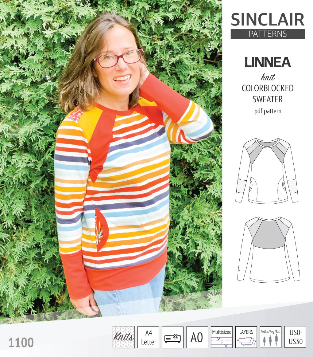 Sinclair Patterns Linnea Sweater - XXS-4XL - PDF Pattern - Image 17