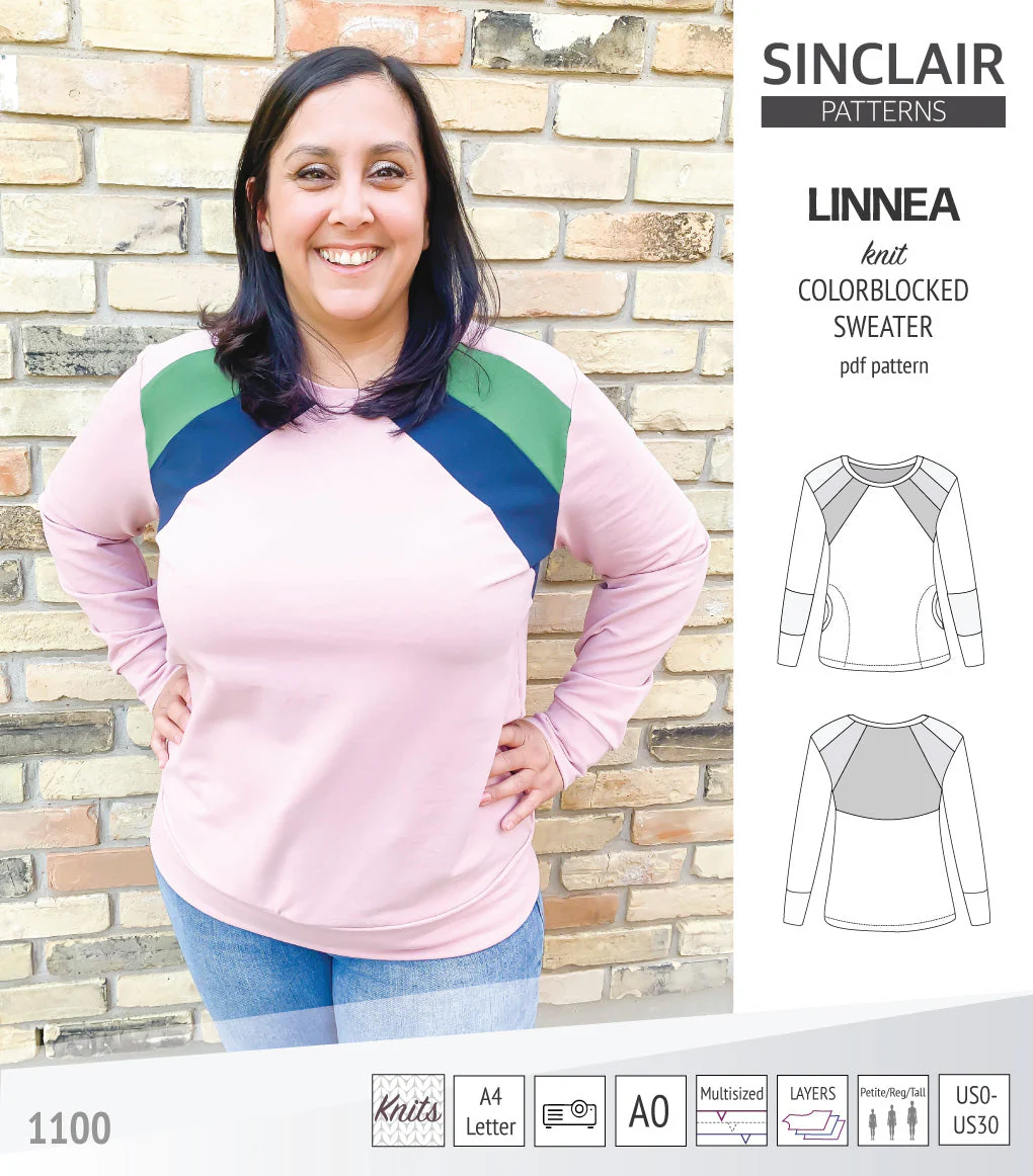 Sinclair Patterns Linnea Sweater - XXS-4XL - PDF Pattern - Image 18