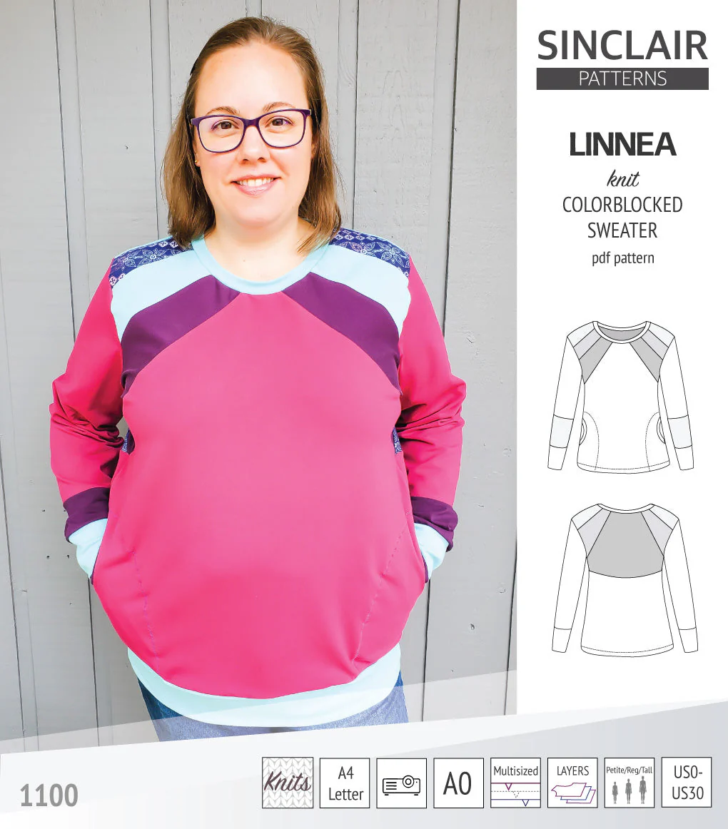 Sinclair Patterns Linnea Sweater - XXS-4XL - PDF Pattern - Image 19