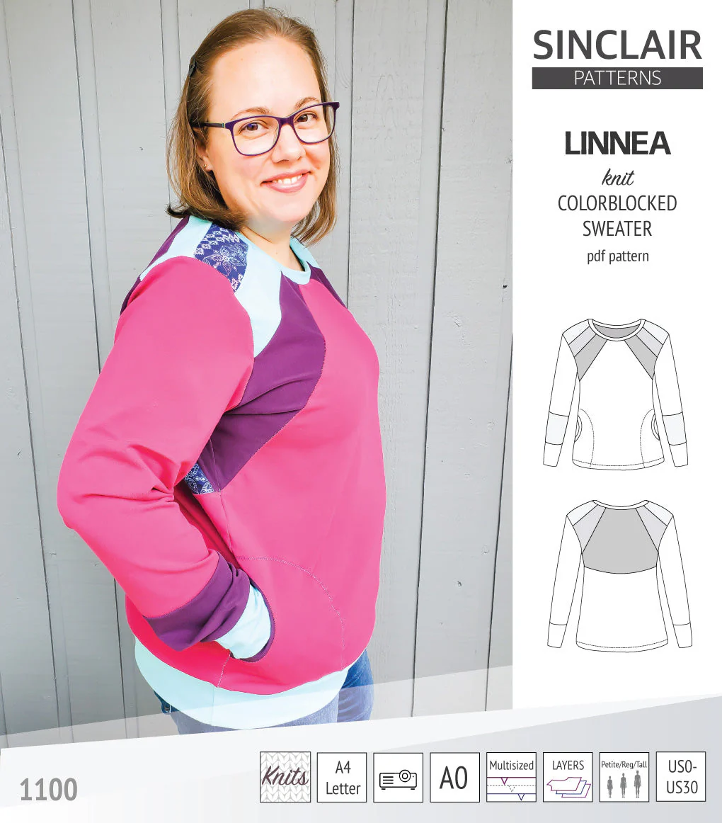 Sinclair Patterns Linnea Sweater - XXS-4XL - PDF Pattern - Image 20