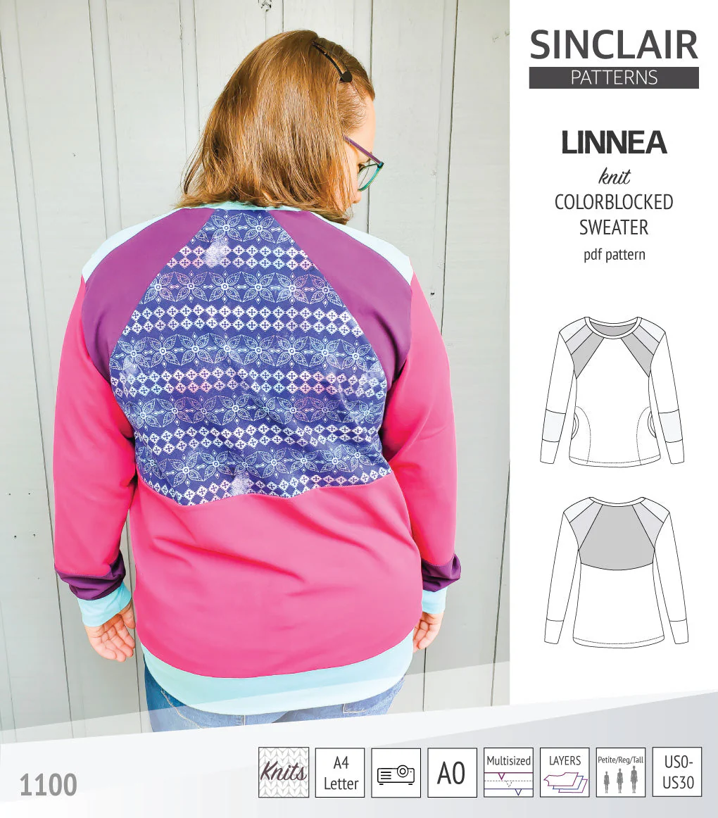 Sinclair Patterns Linnea Sweater - XXS-4XL - PDF Pattern - Image 21