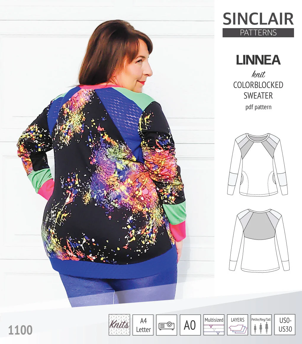 Sinclair Patterns Linnea Sweater - XXS-4XL - PDF Pattern - Image 23
