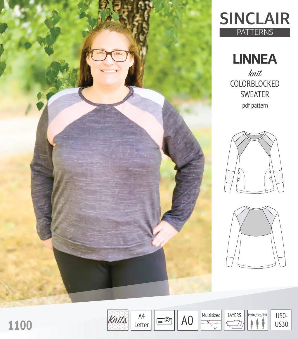 Sinclair Patterns Linnea Sweater - XXS-4XL - PDF Pattern - Image 24