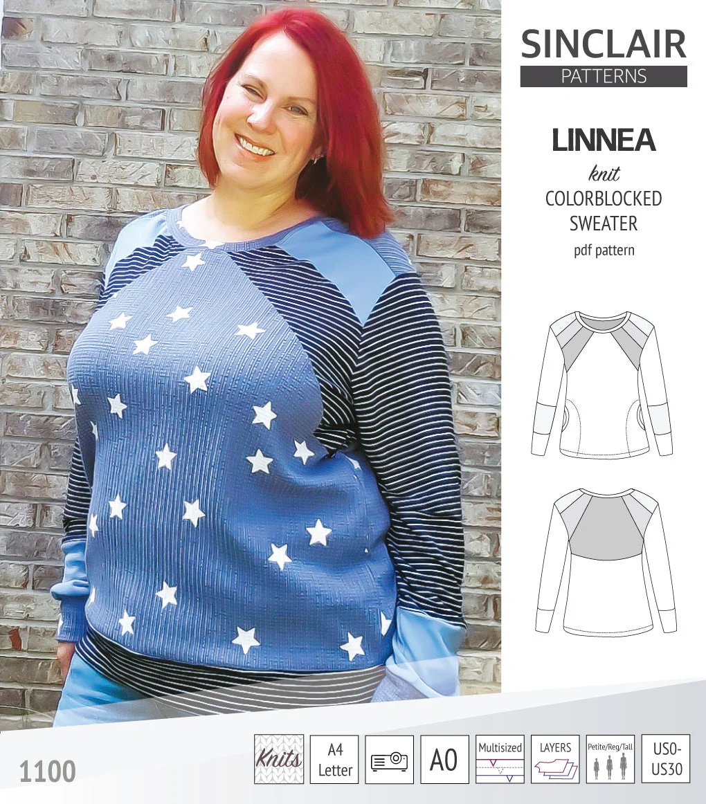 Sinclair Patterns Linnea Sweater - XXS-4XL - PDF Pattern - Image 25
