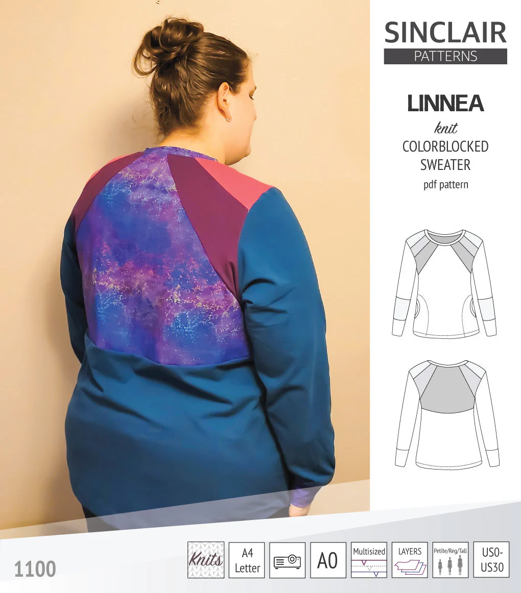 Sinclair Patterns Linnea Sweater - XXS-4XL - PDF Pattern - Image 28