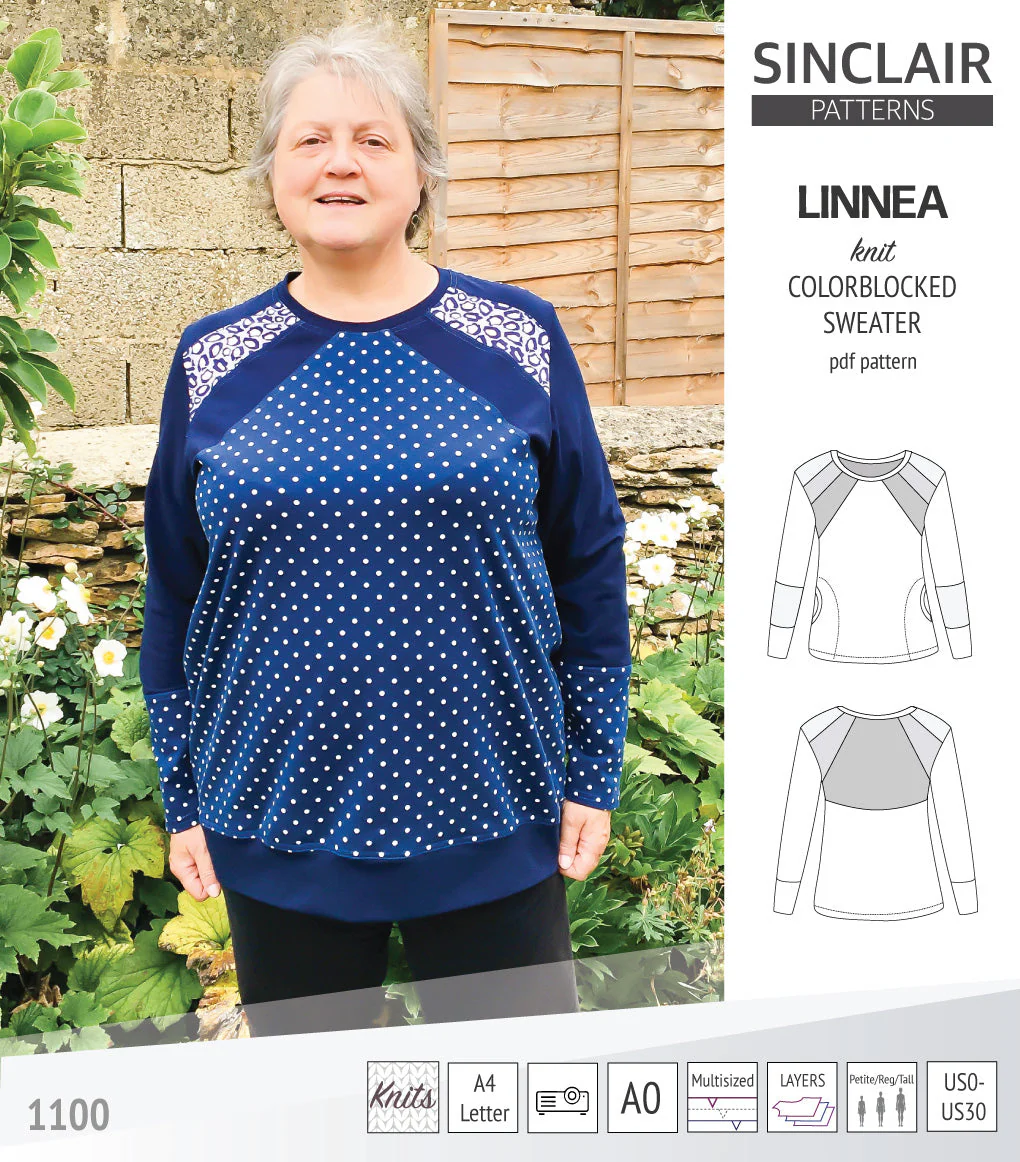 Sinclair Patterns Linnea Sweater - XXS-4XL - PDF Pattern - Image 30