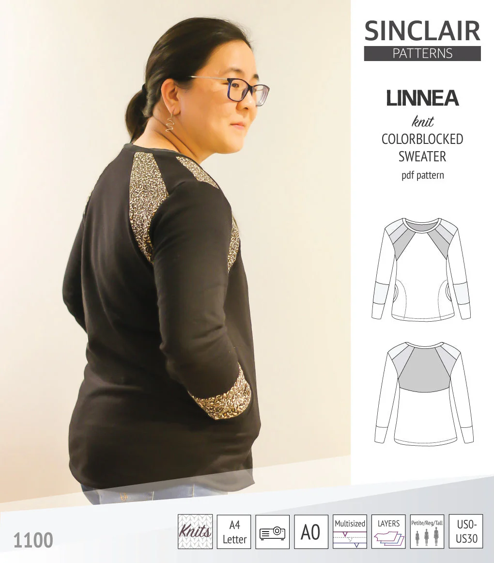Sinclair Patterns Linnea Sweater - XXS-4XL - PDF Pattern - Image 32