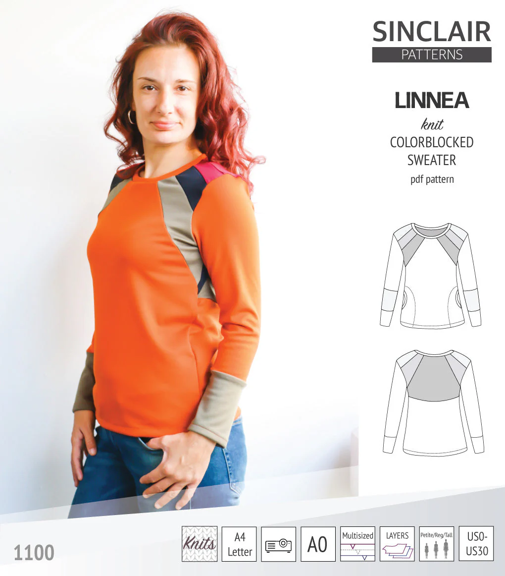 Sinclair Patterns Linnea Sweater - XXS-4XL - PDF Pattern - Image 33